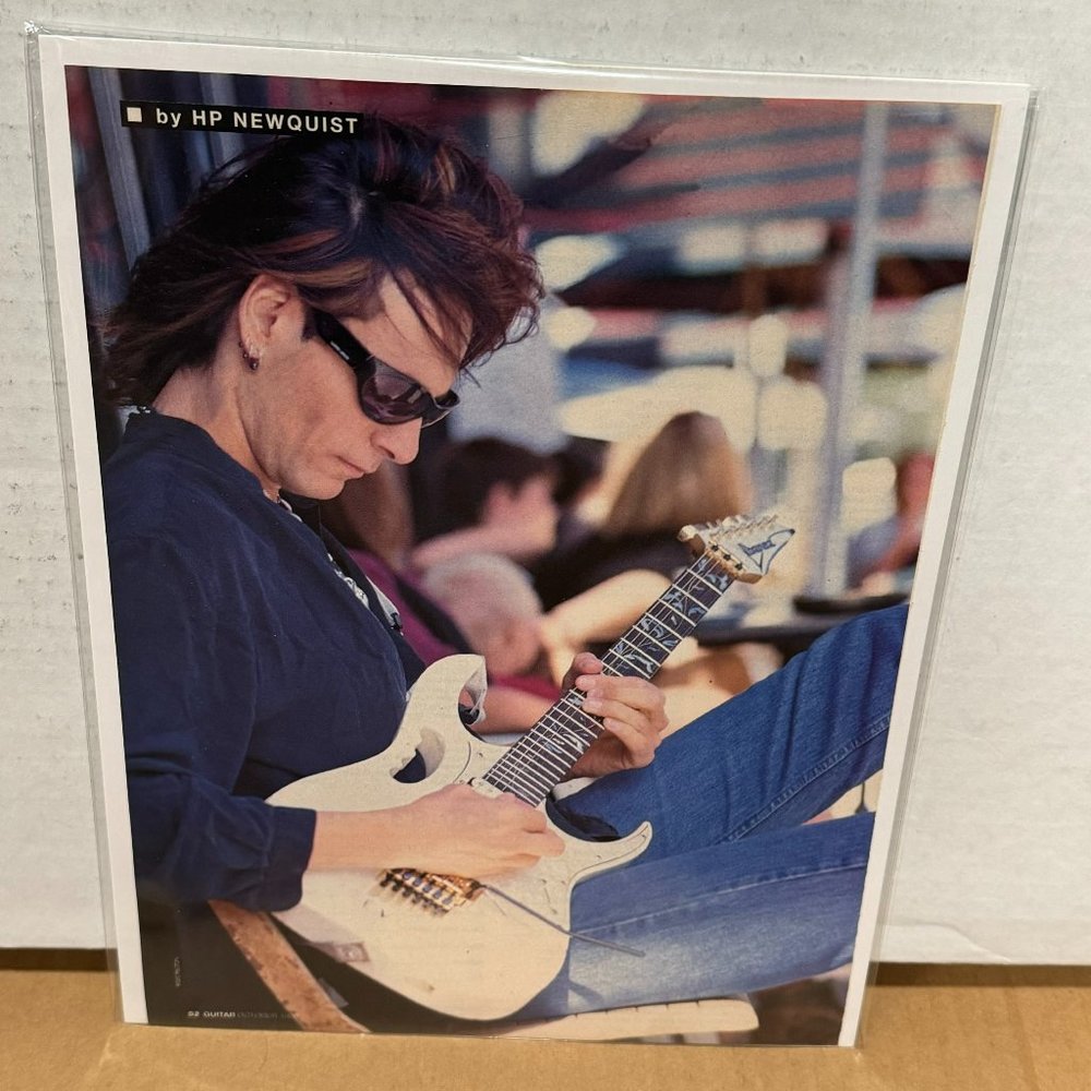 Steve Vai - Music Print Ad Photo - 1996